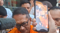 Kepala Kantor Bea Cukai Kediri, Gatot Heroe Hernanda di dari Gedung Merah Putih KPK, Jakarta, Rabu, 26/8/2026. | Muhammad Reza/ Forum Keadilan