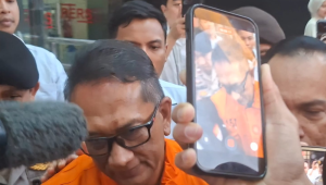 Kepala Kantor Bea Cukai Kediri, Gatot Heroe Hernanda di dari Gedung Merah Putih KPK, Jakarta, Rabu, 26/8/2026. | Muhammad Reza/ Forum Keadilan