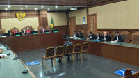 Eks Kasie Bea Cukai, Budiman Bayo Prasojo saat di ruang sidang Pengadilan Tipikor Jakarta, Selasa, 4/8/2026. | Syahrul Baihaqi/ Forum Keadilan