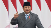 Presiden Prabowo Subianto saat memberikan pidato dalam sidang Tahunan MPR-RI bersama DPR dan DPD dengan agenda laporan kinerja lembaga-lembaga negara yang akan disampaikan Presiden Prabowo Subianto yang digelar Jumat 14/8/2026. | YouTube Sekretariat Presiden