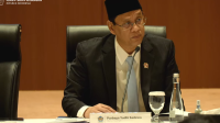 Menteri Keuangan (Menkeu, Purbaya Yudhi Sadewa, saat konferensi pers di Kantor Pusat DJP, Jumat, 14/8. | YouTube Kementerian Keuangan RI
