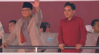 Presiden Prabowo dan Wakil Presiden Gibran Rakabuming Raka Saat dalam Karnaval Bersatu Harmoni Nusantara yang dilaksanakan di kawasan Monumen Nasional (Monas), Jakarta, pada Senin malam, 17 Agustus 2026| YouTube Sekretariat Presiden RI
