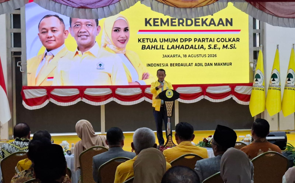 HUT Ke-81 RI, Bahlil Minta Golkar Dukung Penuh Program Presiden Prabowo