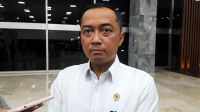 Menteri Sekretaris Negara (Mensesneg), Prasetyo Hadi, di di Komplek Parlemen, Senayan, Jakarta, Selasa, 18/8/2026. | Novia Suhari/ Forum Keadilan