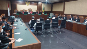 Sidang vonis 8 terdakwa kasus LPEI. | Dok Kejagung