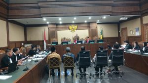 Mantan Menteri Pendidikan dan Kebudayaan Muhadjir Effendy dihadirkan sebagi saksi untuk Terdakwa bekas Menteri Agama (Menag) Yaqut Cholil Qoumas dan Asrul Aziz Taba di ruang sidang utama Pengadilan Tindak Pidana Korupsi (Tipikor) Jakarta, Senin, 1/9/2026 | Syahrul Baihaqi/Forum Keadilan