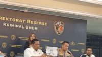 Konferensi pers di Polda Metro Jaya, Jakarta, Rabu, 2/9/2026 | Muhammad Reza/Forum Keadilan