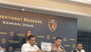 Konferensi pers di Polda Metro Jaya, Jakarta, Rabu, 2/9/2026 | Muhammad Reza/Forum Keadilan
