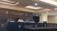 Konferensi pers di Polda Metro Jaya, Jakarta, Rabu, 2/9/2026 | Muhammad Reza/Forum Keadilan