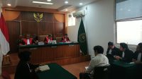 Sidang putusan banding eks Dirut BRI Ventures di Pengadilan Tinggi DKI Jakarta, Kamis, 3/9/2026 | Syahrul Baihaqi/Forum Keadilan