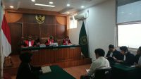 Sidang putusan banding eks Dirut BRI Ventures di Pengadilan Tinggi DKI Jakarta, Kamis, 3/9/2026 | Syahrul Baihaqi/Forum Keadilan