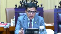 Ketua Komisi III DPR RI Habiburokhman dalam RDPU RUU Perampasan Aset, di Kompleks Parlemen, Senayan, Jakarta, Senin, 7/9/2026 | YouTube TVR Parlemen