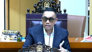 Wakil Ketua Komisi III DPR RI Ahmad Sahroni dalam RDPU RUU Perampasan Aset, di Kompleks Parlemen, Senayan, Jakarta. Senin, 7/9/2026 | YouTube TVR Parlemen