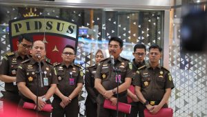 Konferensi pers penetapan tersangka korporasi PT TPL di Kejaksaan Agung, Senin, 7/9/2026 | Ist