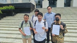 Koalisi Masyarakat Sipil usai memberikan surat ke Mahkamah Konstitusi, Rabu, 9/9/2026 | Syahrul Baihaqi/Forum Keadilan