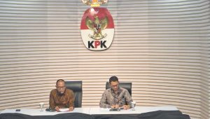 Plt Direktur Penyidikan KPK Achmad Taufik Husein dalam konferensi pers, di Gedung KPK, Jakarta, Selasa, 15/9/2026 | Muhammad Reza/Forum Keadilan