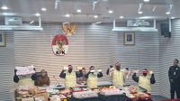 Konferensi pers kasus dugaan suap dan gratifikasi terkait pelayanan pertanahan di lingkungan Kementerian Agraria dan Tata Ruang/Badan Pertanahan Nasional (ATR/BPN) di Gedung KPK, Jakarta, Selasa, 15/9/2026 | Muhammad Reza/Forum Keadilan
