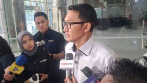 Juru Bicara KPK Budi Prasetyo di Gedung KPK, Jakarta, Rabu, 16/9/2026 | Muhammad Reza/Forum Keadilan