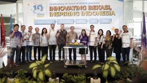 Perayaan satu dekade BINUS @Bekasi yang mengusung tema “Innovating Bekasi, Inspiring Indonesia”, Rabu, 16/9/2026 di Multimedia Gallery BINUS @Bekasi | Ist