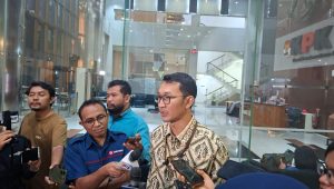 Juru Bicara KPK Budi Prasetyo di Gedung Merah Putih KPK, Jakarta, Kamis, 17/9/2026 | Muhammad Reza/Forum Keadilan