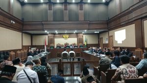 Sidang pemeriksaan saksi kasus korupsi kuota haji Eks Menag Yaqut Cholil Qoumas di Pengadilan Tipikor Jakarta, Senin, 21/9/2026 | Syahrul Baihaqi/Forum Keadilan