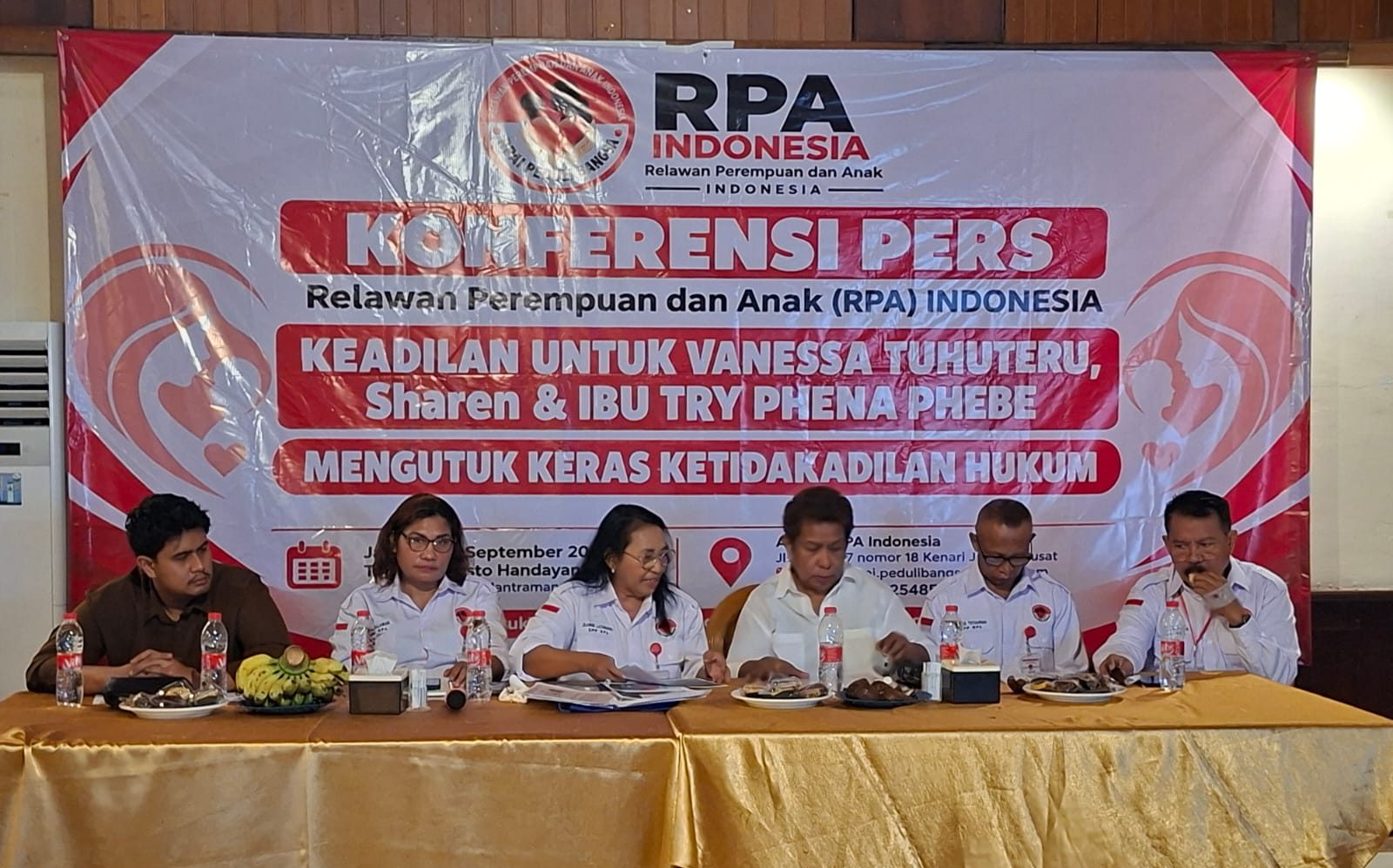 RPA Indonesia Kawal Kasus Vanessa Tuhuteru, Minta Komisi III Awasi Proses Hukum