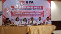 Konferensi Pers Kasus Vanessa Tuhuteru yang Didampingi RPA Indonesia, di Jakarta, Jumat, 25/9/2026 | Muhammad Reza/Forum Keadilan