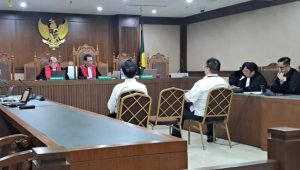 Sidang vonis kepada Handoko Limaho selaku Beneficial Owner PT Tebo Indah (TI) dan PT Pratama Agro Sawit dan Liu Raymond selaku Direktur PT TI di Pengadilan Tindak Pidana Korupsi (Tipikor) Jakarta, Selasa, 22/9/2026 | Ist