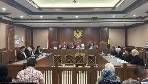 Sidang vonis kasus korupsi pembiayaan ekspor ke PT Tebo Indah dan PT Pratama Agro Sawit di Pengadilan Tipikor, Jakarta Pusat, Senin, 21/9/2026 | Ist