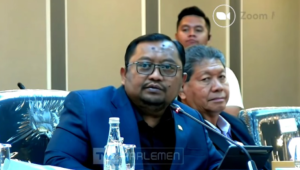 Anggota Komisi XIII DPR RI Yanuar Arif dalam rapat bersama Komisi XIII, di Kompleks Parlemen, Senayan, Jakarta, Senin, 28/9/2026 | YouTube TVR Parlemen