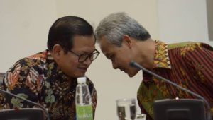 Gubernur DKI Jakarta Pramono Anung (kiri) dan mantan calon presiden pada Pilpres 2024 Ganjar Pranowo | Ist