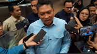 Kepala Badan Gizi Nasional (BGN) Sudaryono di Kompleks Parlemen, Senayan, Jakarta, Kamis, 3/9/2026 | Novia Suhari/Forum Keadilan