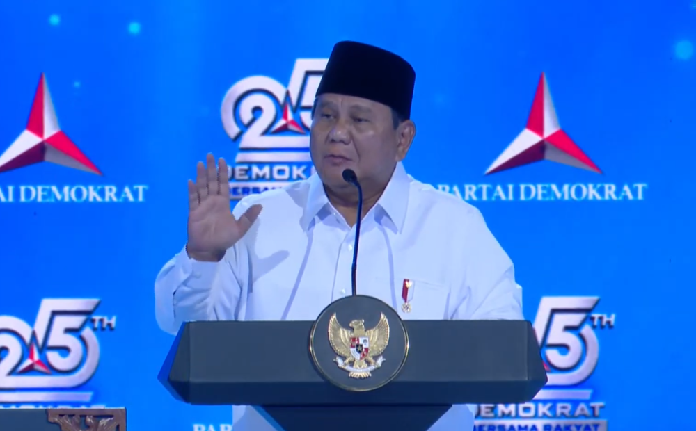 Pidato Politik AHY, Prabowo: Harus Berterima Kasih atas Kritik dan Koreksi