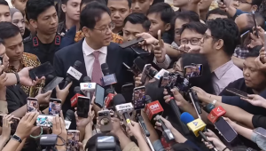 Purbaya Yudhi Sadewa memberikan keterangan pers setelah serah terima jabatan (sertijab) Menkeu di Kantor Kementerian Keuangan, Jakarta, pada Selasa, 15/9/2026. | YouTube Kementerian Keuangan