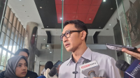Juru Bicara KPK Budi Prasetyo di Gedung KPK, Jakarta, Rabu, 16/9/2026 | Muhammad Reza/Forum Keadilan