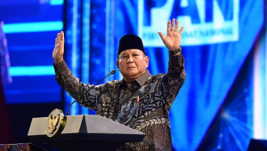 Presiden Prabowo Subianto di acara HUT ke-28 PAN, Jakarta, Jumat, 18/9/2026. | Dok BPMI Setpres/Muchlis Jr