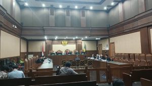 Eks Direktur Penyidikan dan Penindakan Bea Cukai Rizal di Pengadilan Tipikor Jakarta, Jumat, 2/10/2026 | Syahrul Baihaqi/Forum Keadilan