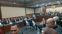 Mantan Jampidsus Kejaksaan Agung (Kejagung) Febrie Adriansyah dalam sidang kasus pemerasan dan tindak pidana pencucian uang (TPPU) di Pengadilan Tipikor Jakarta Pusat, Rabu, 7/10/2026. | Syahrul Baihaqi/ Forum Keadilan