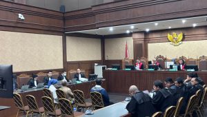Sidang pemeriksaan saksi untuk Terdakwa pejabat Bea Cukai Budiman Bayu di Pengadilan Tipikor Jakarta, Senin, 12/10/2026 | Syahrul Baihaqi/Forum Keadilan
