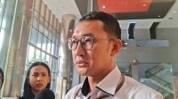 Juru Bicara KPK Budi Prasetyo di Gedung KPK, Jakarta, Senin, 12/10/2026 | Muhammad Reza/Forum Keadilan