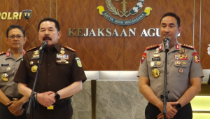Kapolri Jenderal Suyudi Ario Seto menemui Jaksa Agung ST Burhanuddin di Gedung Utama Kejaksaan Agung (Kejagung) pada Rabu, 14/10/2026 | YouTube TV Radio Polri