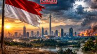 Ilustrasi Opini "Menatap 2045: Menuju Indonesia Cemas?" | Ilustrasi lustrasi Fajar Putra Ramadhan/ Forum Keadilan