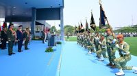 Presiden Prabowo Subianto meresmikan 204 satuan baru Tentara Nasional Indonesia (TNI) dalam rangkaian Upacara Peringatan Hari Ulang Tahun (HUT) ke-81 TNI di Lapangan Prima, Markas Besar TNI, Cilangkap, Jakarta, pada Senin, 5/10/2026 | Dok. BPMI Setpres/Muchlis Jr
