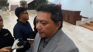 Ketua DPP Partai NasDem Bidang Hak Asasi Manusia (HAM) Taufik Basari (Tobas) di Kompleks Parlemen, Senayan, Jakarta, Senin, 19/10/2026 | Novia Suhari/Forum Keadilan