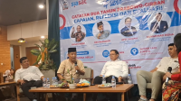 Diskusi Publik Catatan Dua Tahun Prabowo-Gibran: Capaian, Refleksi, dan Evaluasi di Sadjoe Café & Resto, Tebet, Jakarta Selatan, Senin, 19/10/2026 | Muhammad Reza/Forum Keadilan