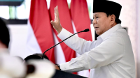 Presiden Prabowo Subianto memimpin Sidang Kabinet Paripurna (SKP) Dua Tahun Pertama Pemerintahan Kerja Nyata untuk Negeri di halaman tengah Kompleks Istana Kepresidenan Jakarta, pada Rabu, 21 Oktober 2026. | Dok Sekretariat Presiden RI