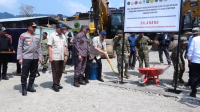 Momen Satgas PKH melakukan pencabutan Izin Usaha Pertambangan (IUP) PT KEL di Nabire, Papua Tengah. | Dok Ist